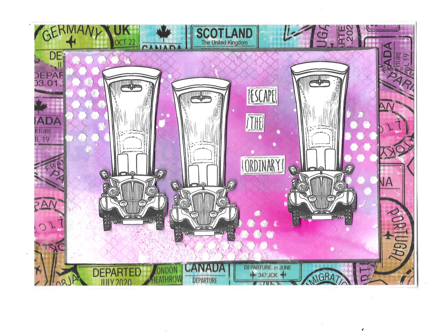 #1112 - A6 Stamp Set - Movin' On Up