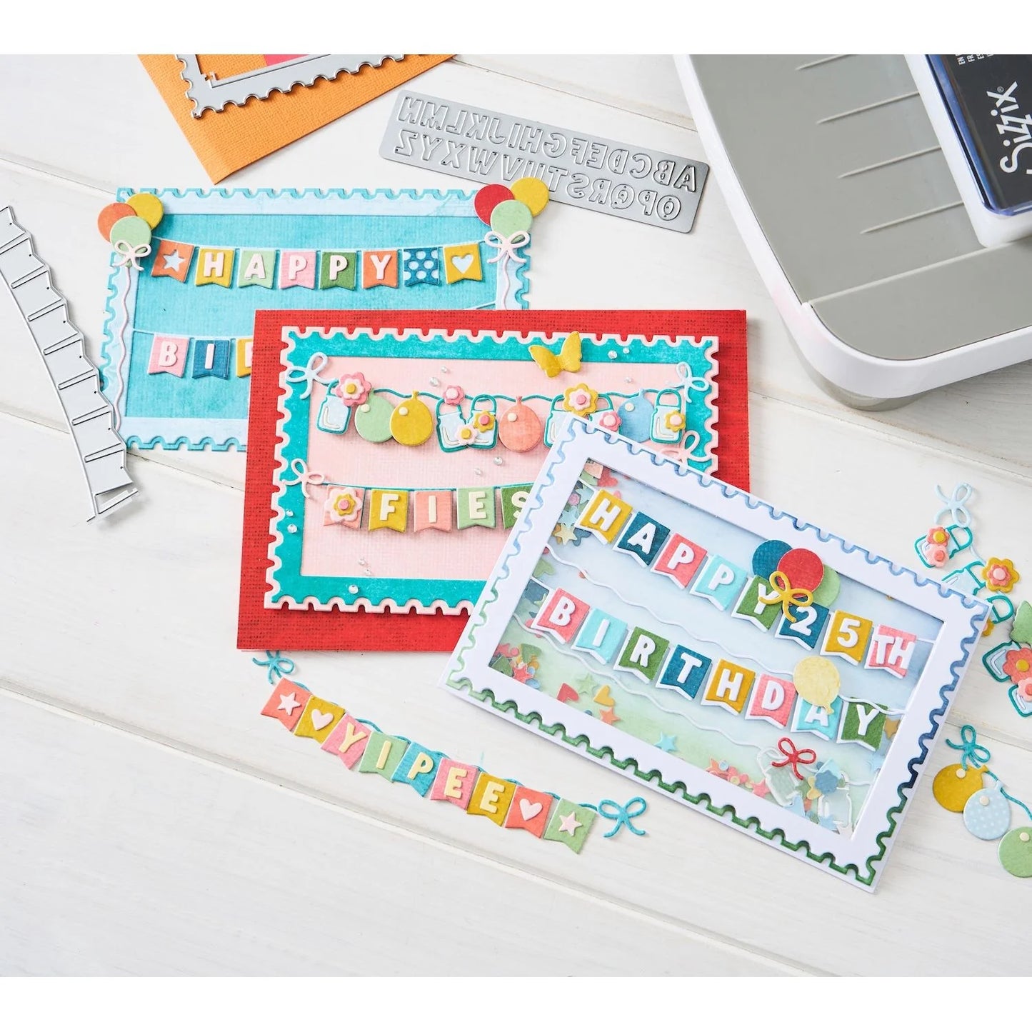 Sizzix Thinlits Die Set 20PK - Snap and Swap All about Banners by 49 & Market