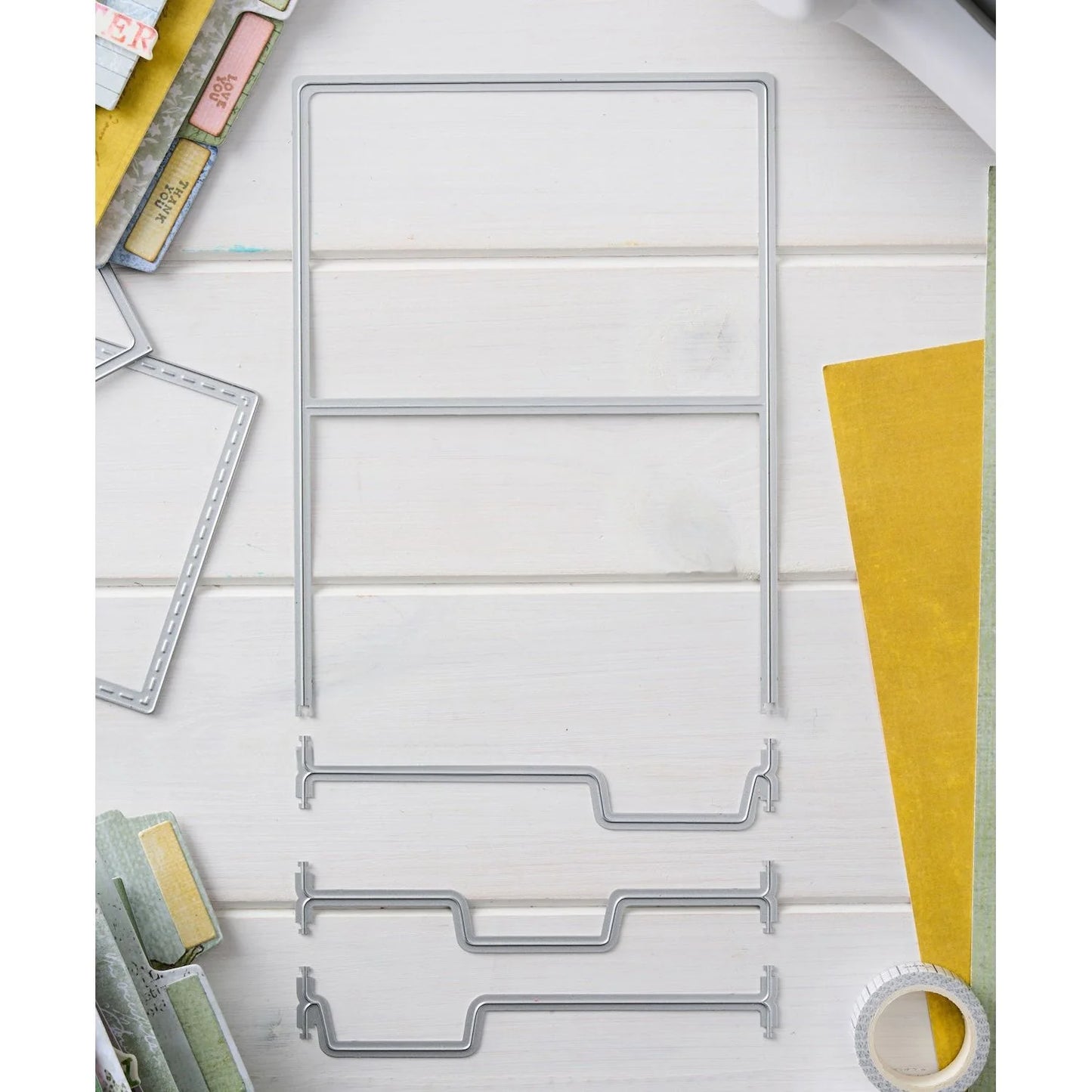 Sizzix Thinlits Die Set 15PK - Snap and Swap File Folders by 49 and Market