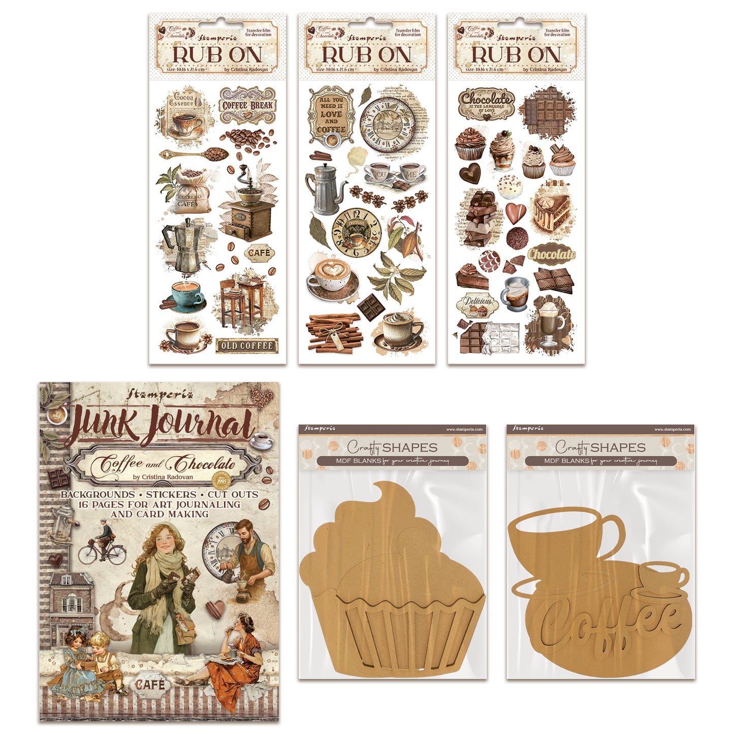 Stamperia Coffee and Chocolate Complete Collection