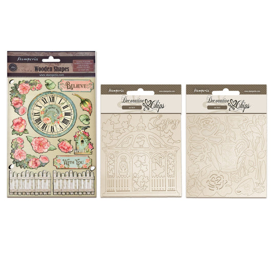 Stamperia House of Roses Decorative Bundle