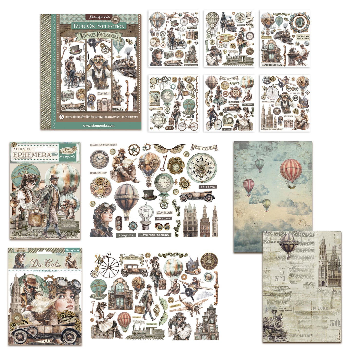 Stamperia Voyages Fantastiques 2026 Complete Collection