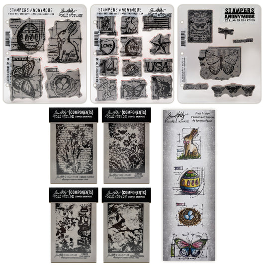 Stampers Anonymous Tim Holtz Stamp Bundle