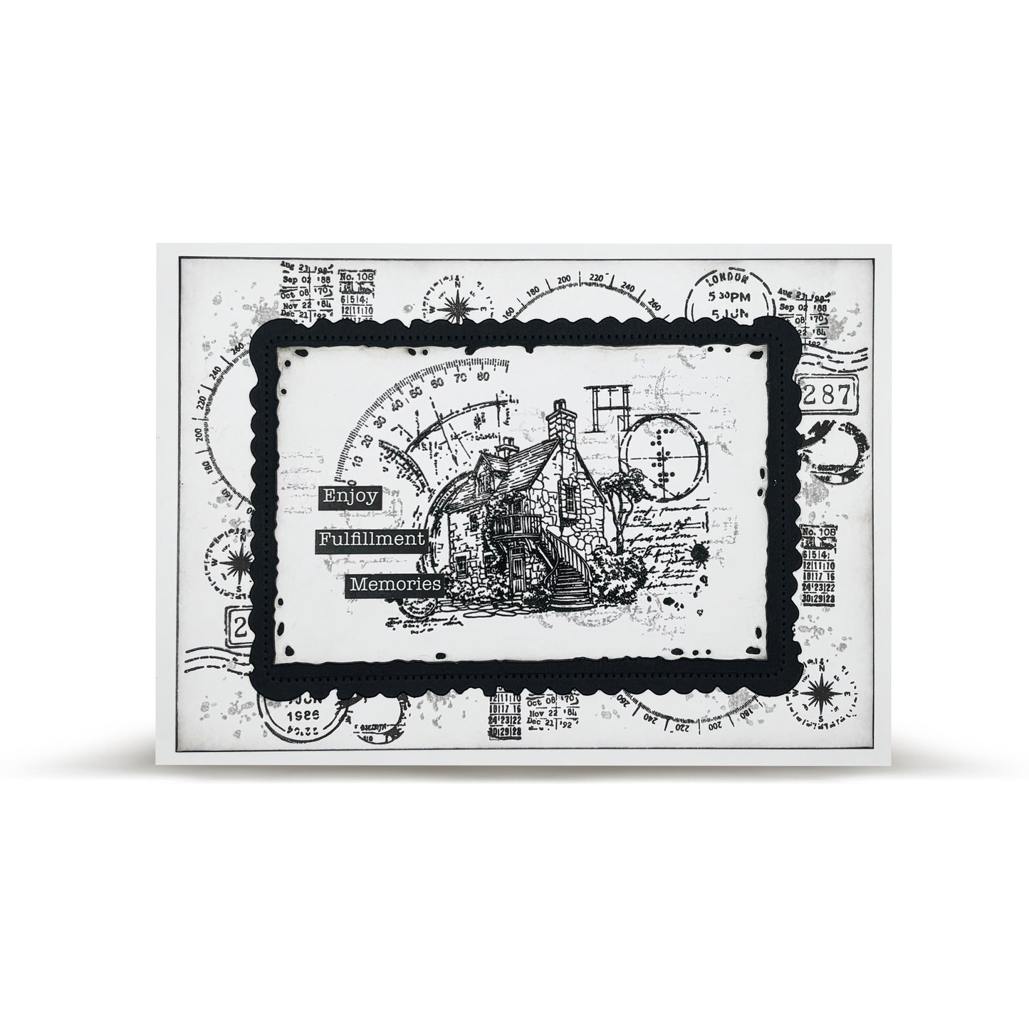 #1254 - A6 Stamp Set - Quiet Corners
