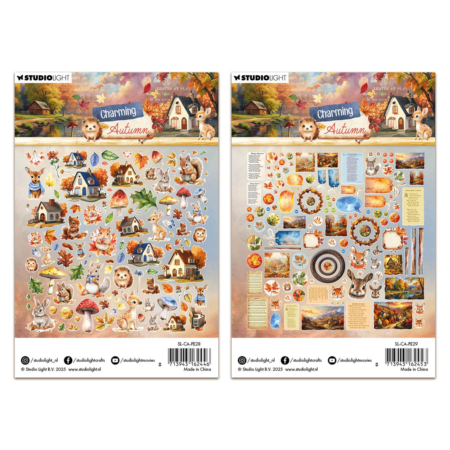 Studio Light Charming Autumn - Paper Elements Bundle