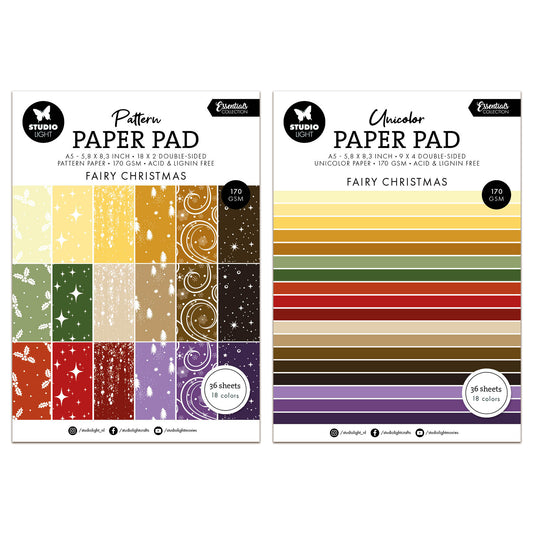 Studio Light Essentials Fairy Christmas Paper Pad Bundle