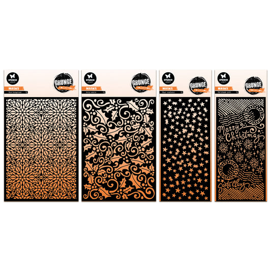 Studio Light Grunge - Christmas 2025 Mask/Stencil Bundle