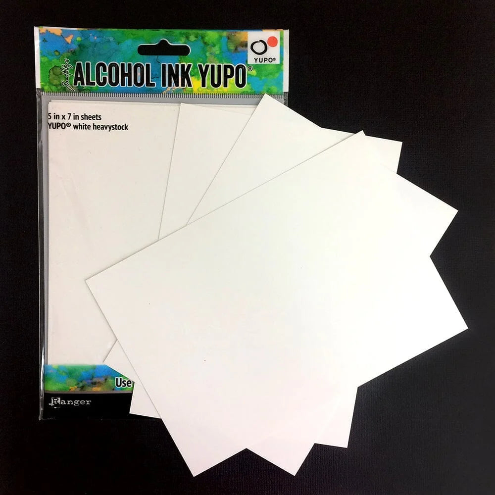 Ranger Tim Holtz® Alcohol Ink Yupo® Heavystock 5 x 7, 10pcs