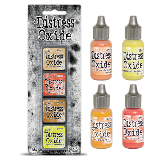 Ranger Tim Holtz Distress® Mini Oxide Ink Pads Kit #8 with Reinkers