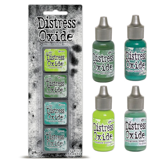 Ranger Tim Holtz Distress® Mini Oxide Ink Pads Kit #9 with Reinkers