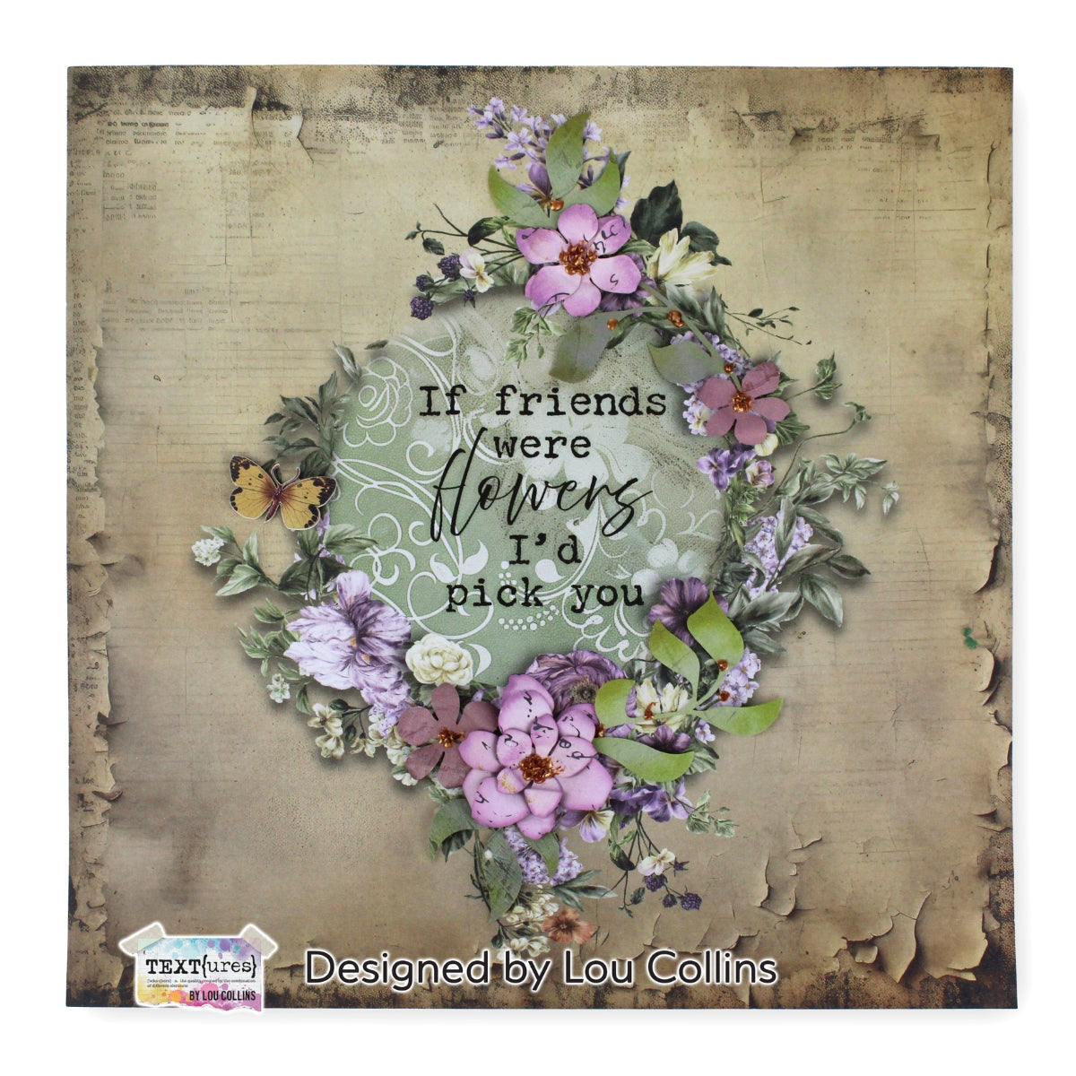 TEXT{ures} Beneath the Brambles 8in x 8in Paper Pad