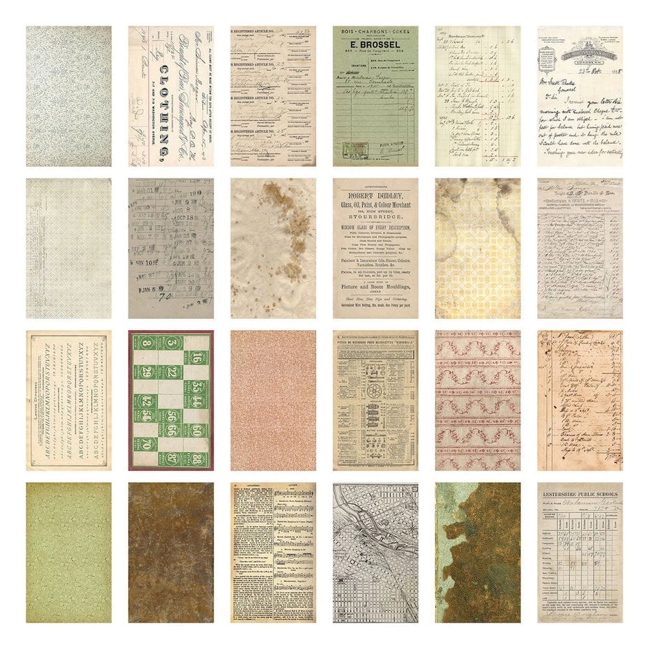 Idea-ology Tim Holtz Backdrops Volume 1
