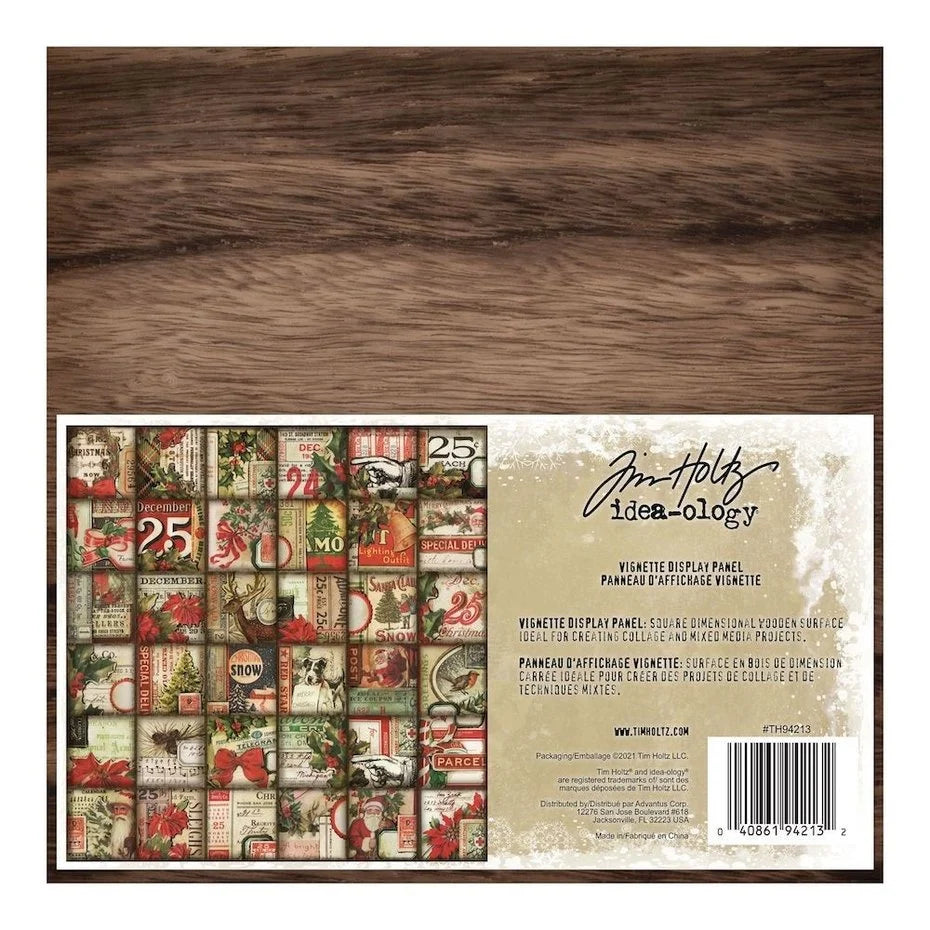 Idea-ology Tim Holtz Christmas Vignette Display Panel