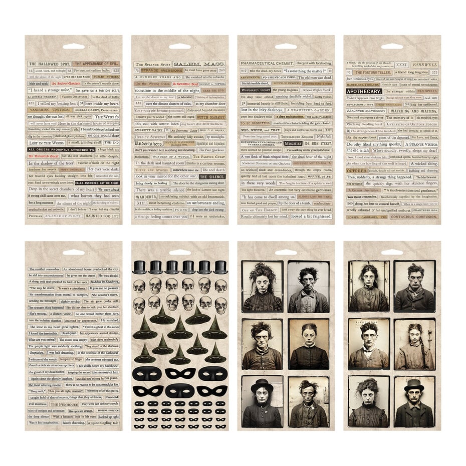 Idea-ology Tim Holtz Halloween Sticker Book