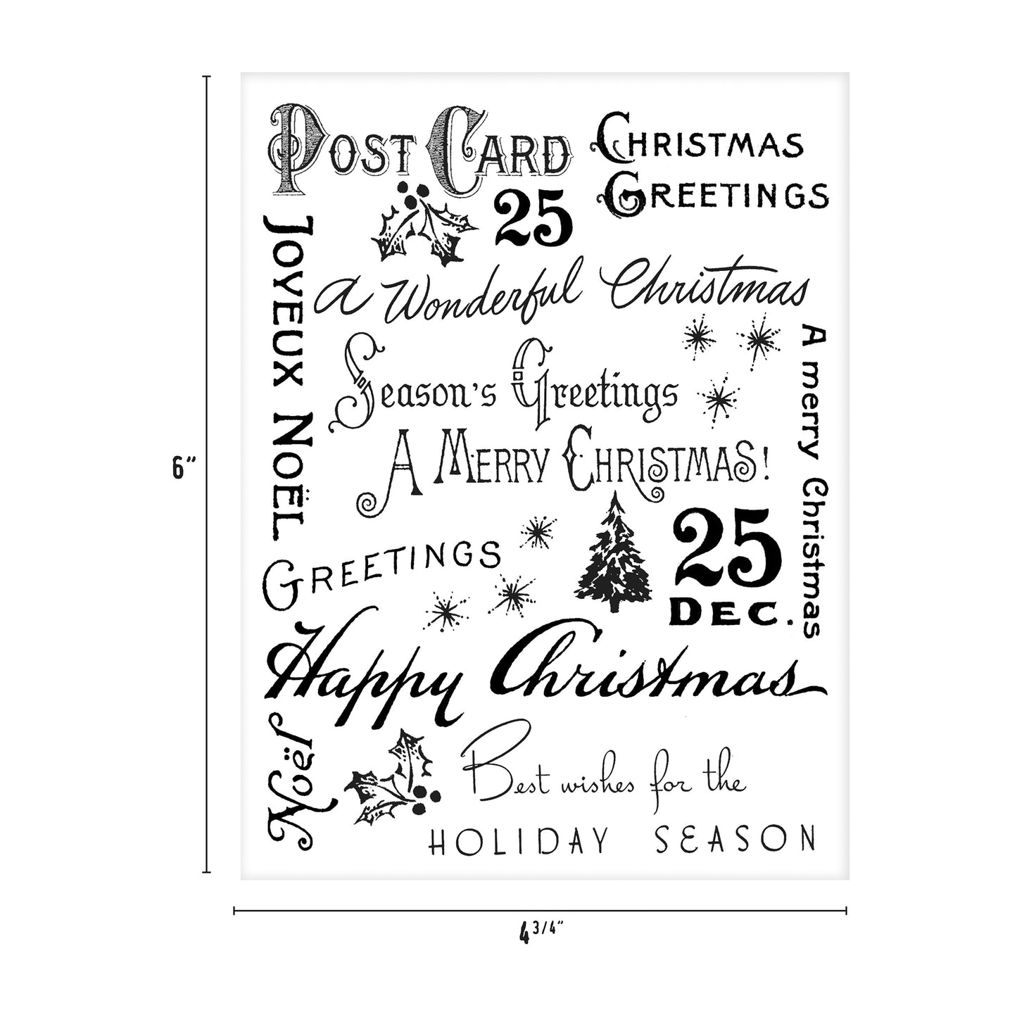 Idea-ology Tim Holtz Christmas Collage Paper