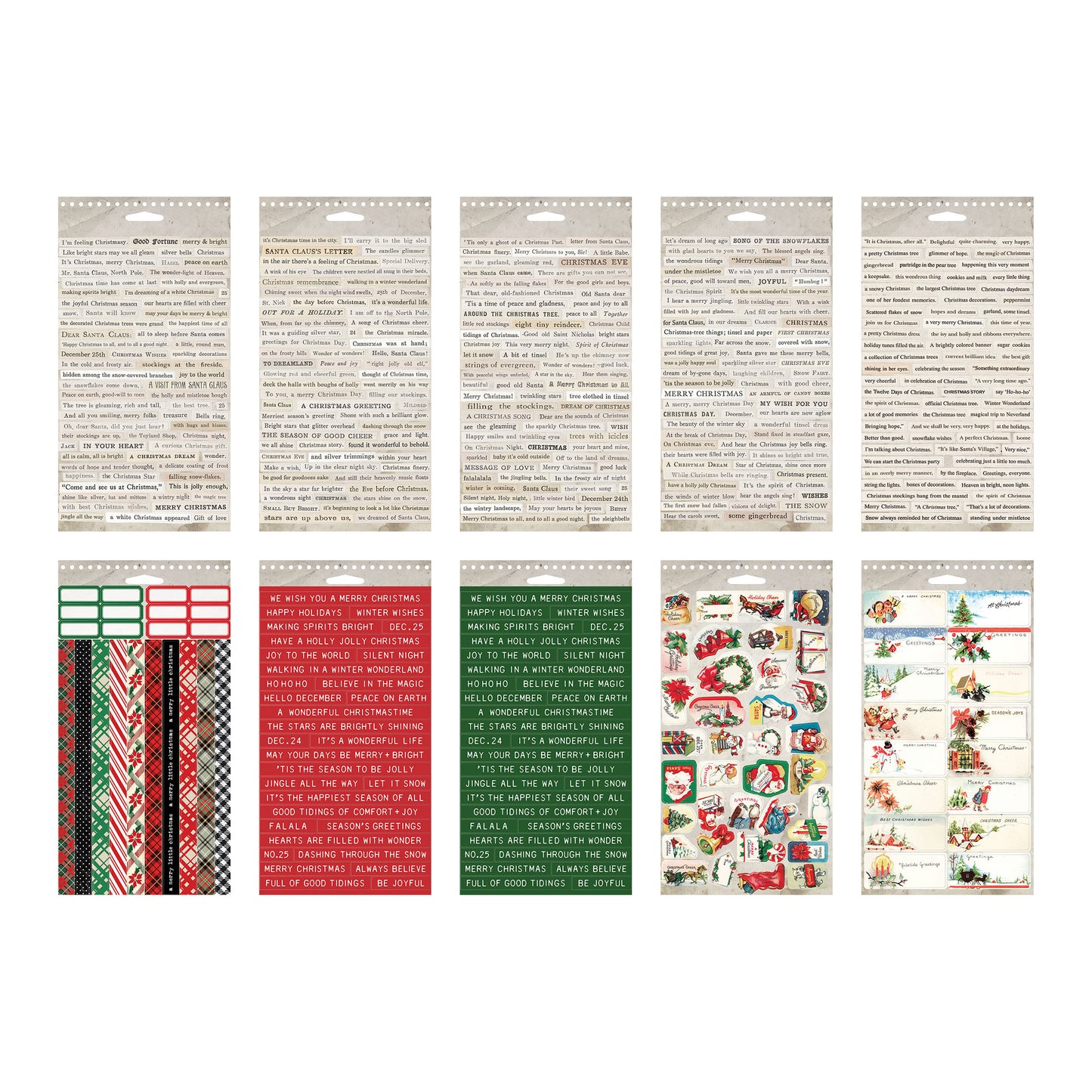 Idea-ology Tim Holtz Christmas Sticker Book