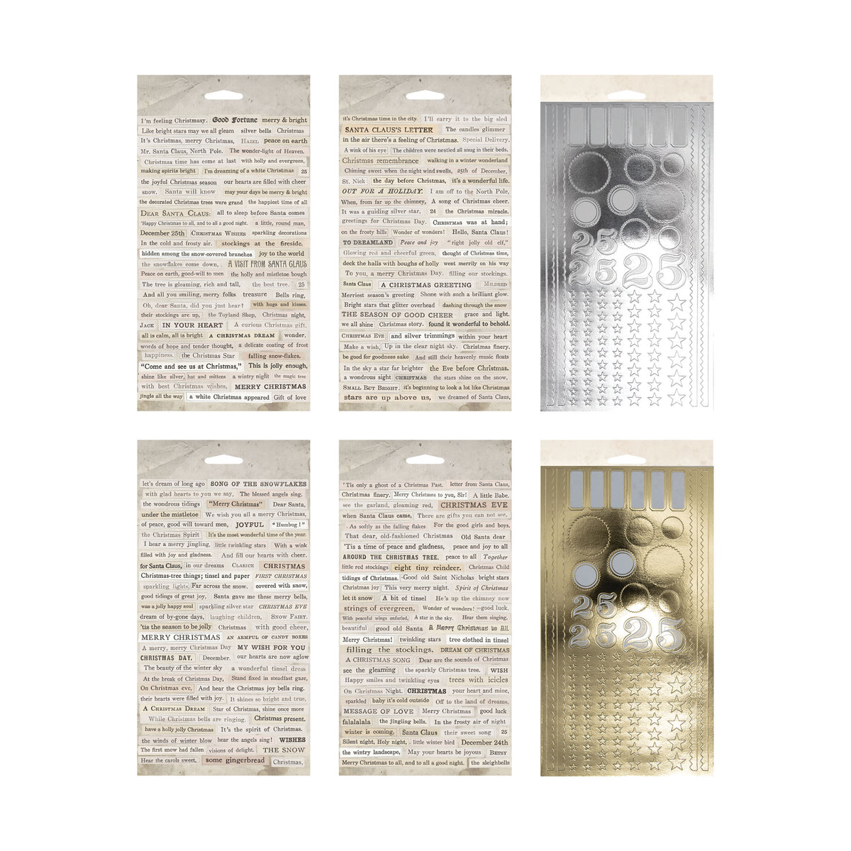 Tim Holtz Idea-ology Christmas Sticker Book Traditional ~ Ship from 5th Oct