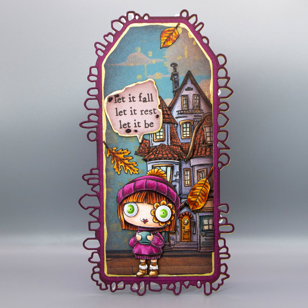#TP-1306 - A6 Stamp Set - Miniature Mansions