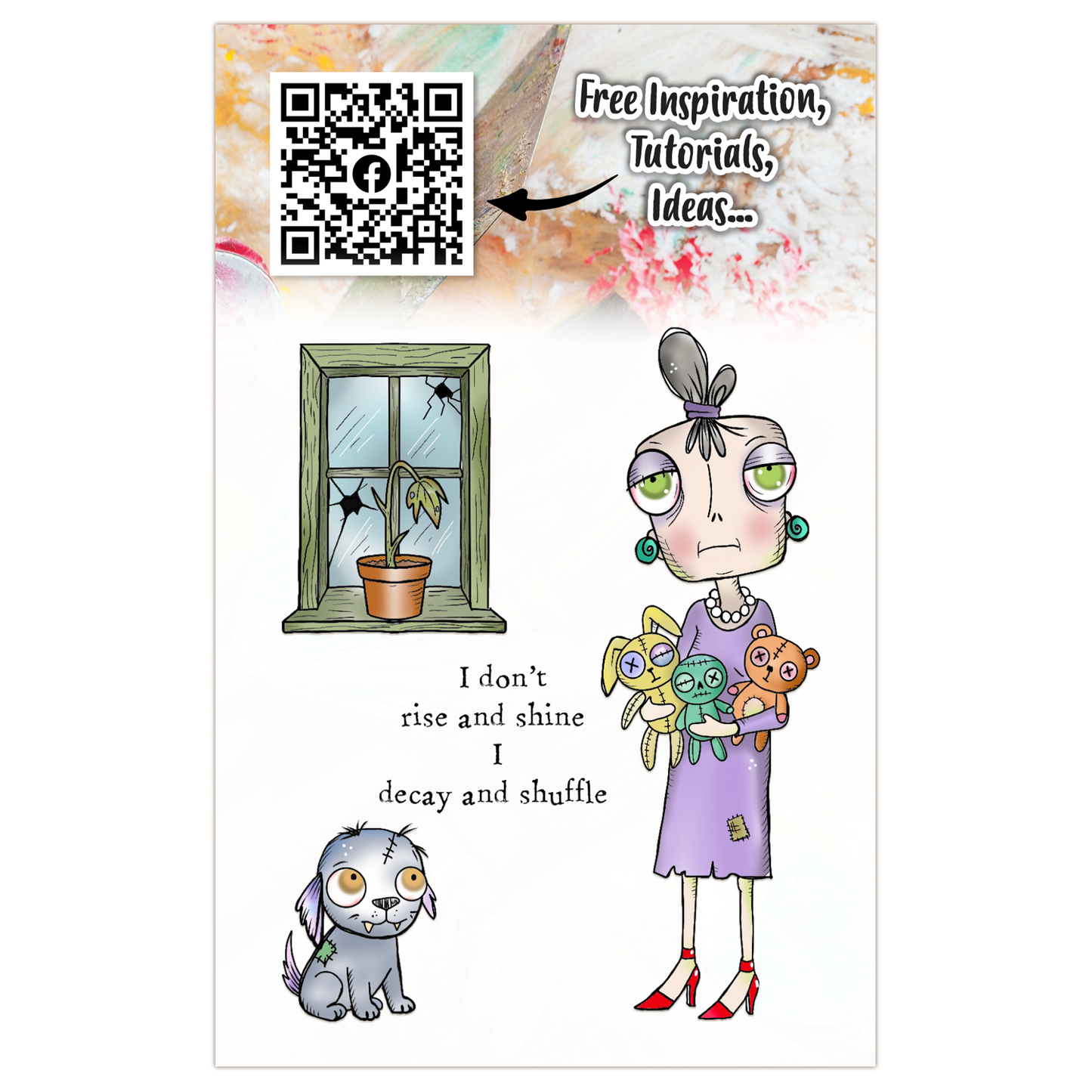 #TP-1289 - A7 Stamp Set - ZOMBDee