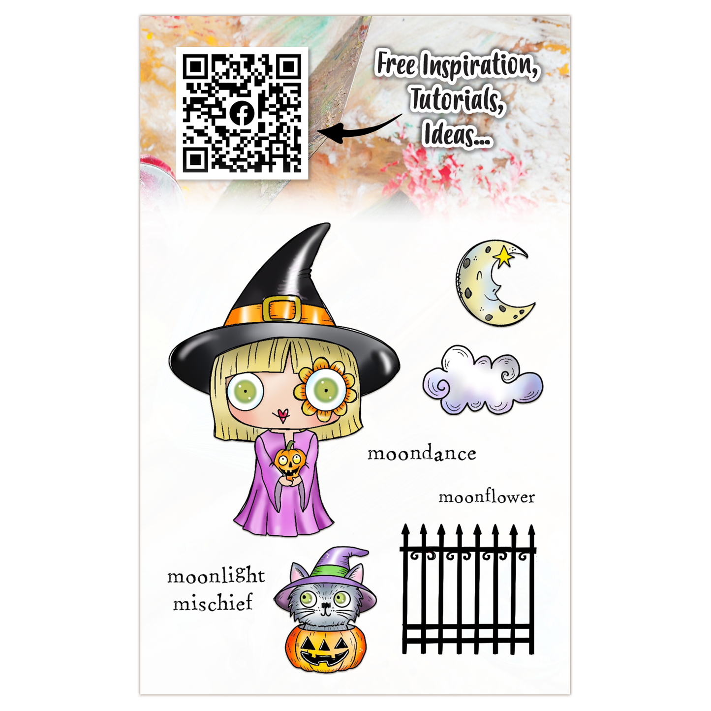 #TP-1295 - A7 Stamp Set - Moonlight Mischief