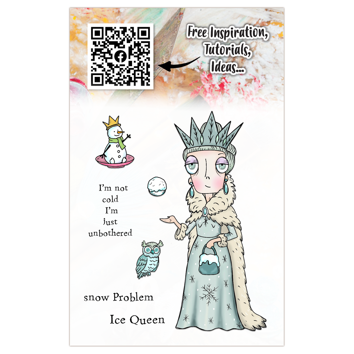 #TP-1308 - A7 Stamp Set - Ice Queen Dee