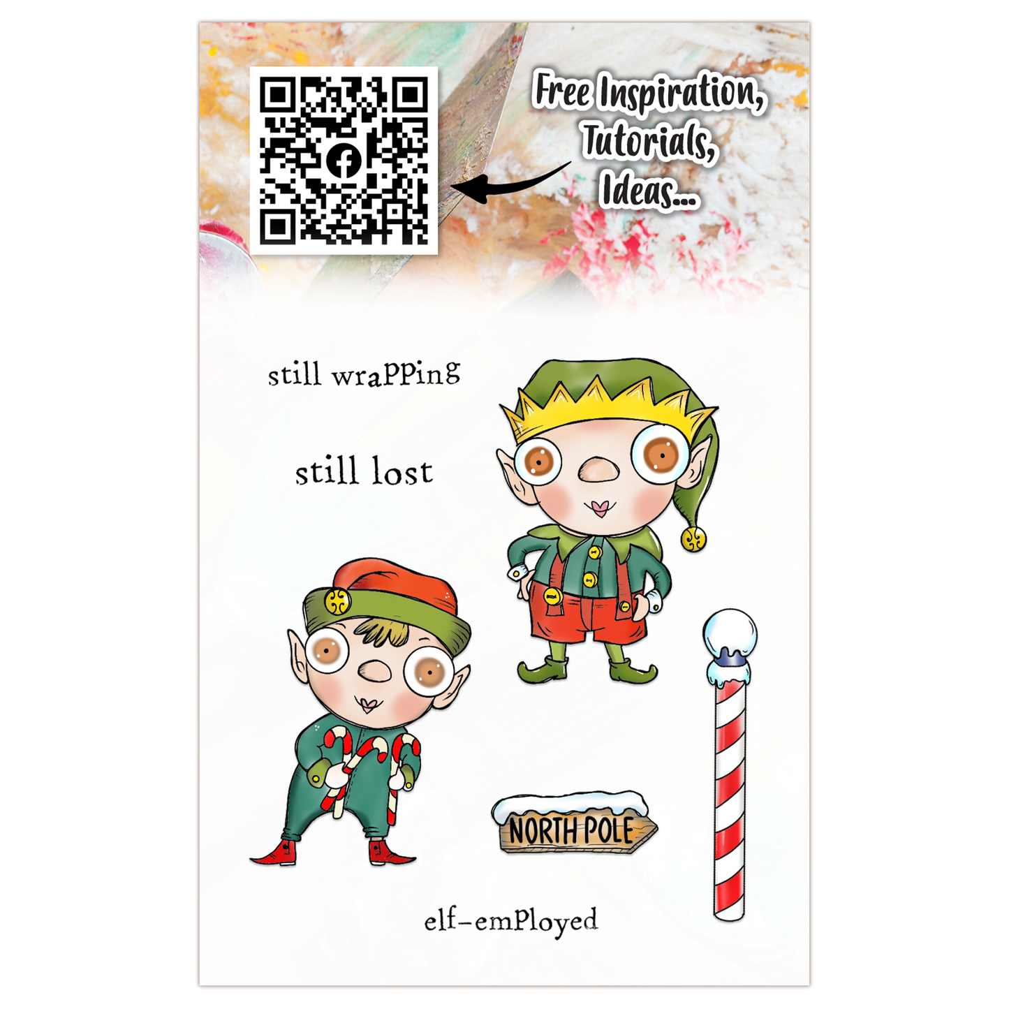 #TP-1313 - A7 Stamp Set - The North Pole
