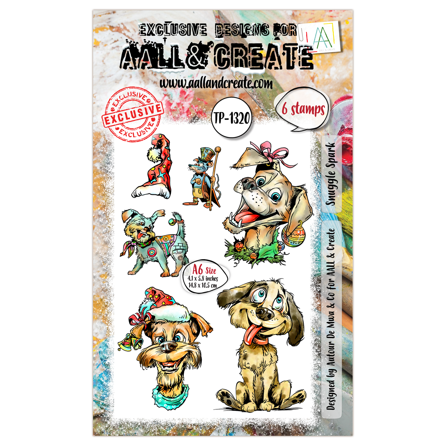 #TP-1320 - A6 Stamp Set - Snuggle Spark
