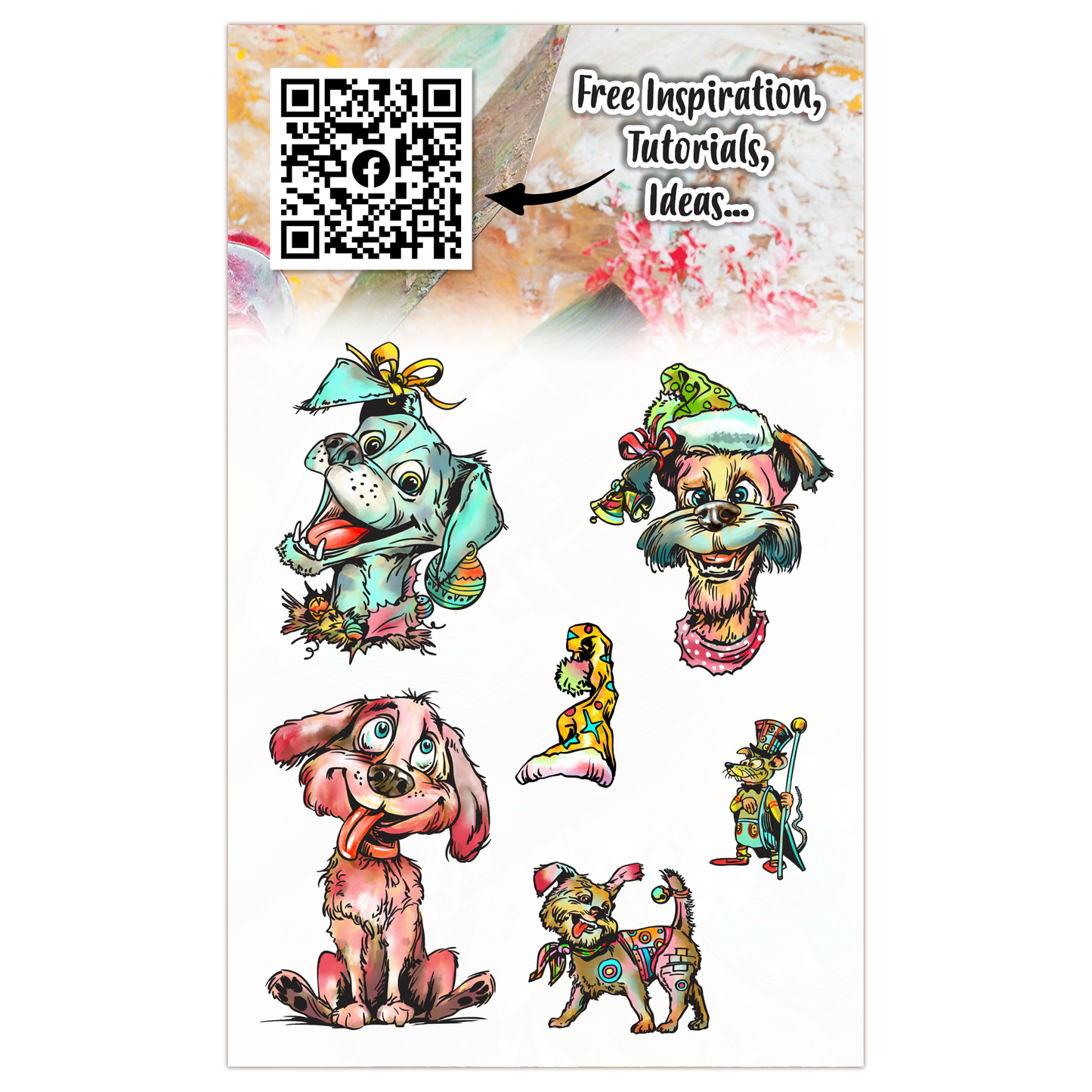 #TP-1320 - A6 Stamp Set - Snuggle Spark