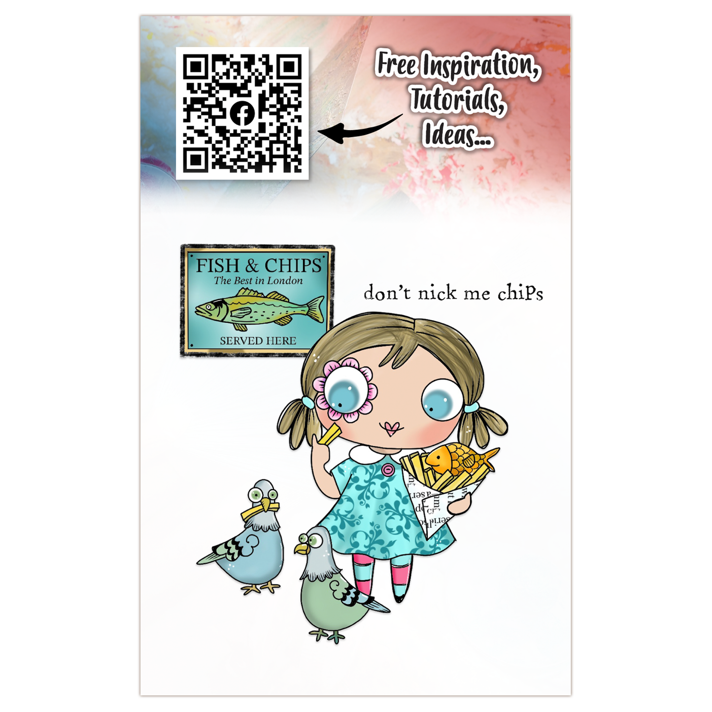#TP-1325 - A7 Stamp Set - Fish ‘n Chips
