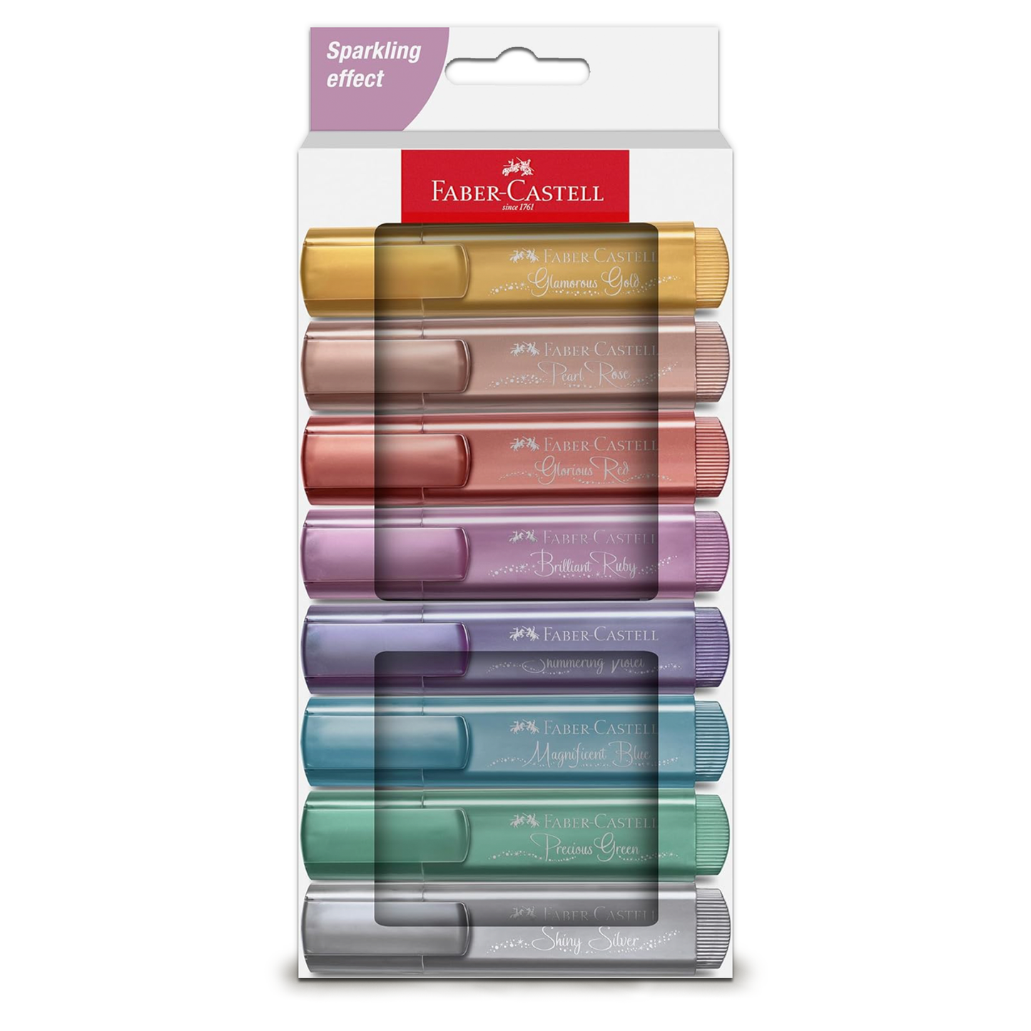 Faber Castell Text Marker 46 Sparkling Effect (8pcs)
