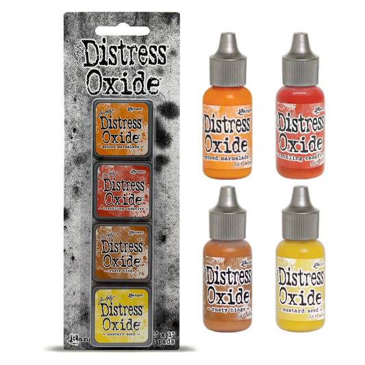 Ranger Tim Holtz Distress® Mini Oxide Ink Pads Kit #2 with Reinkers