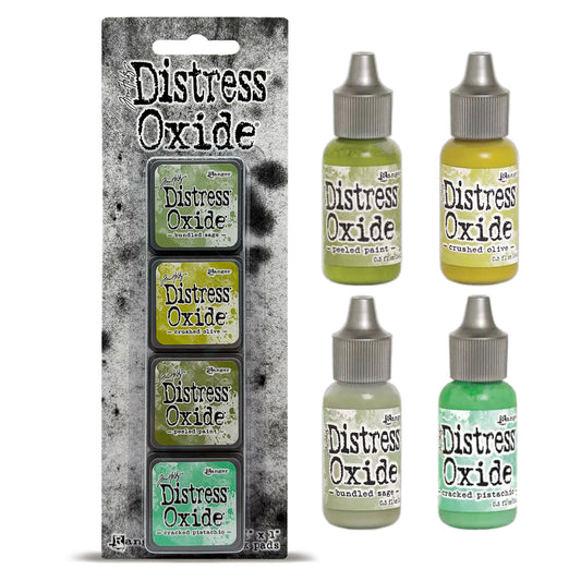 Ranger Tim Holtz Distress® Mini Oxide Ink Pads Kit #3 with Reinkers