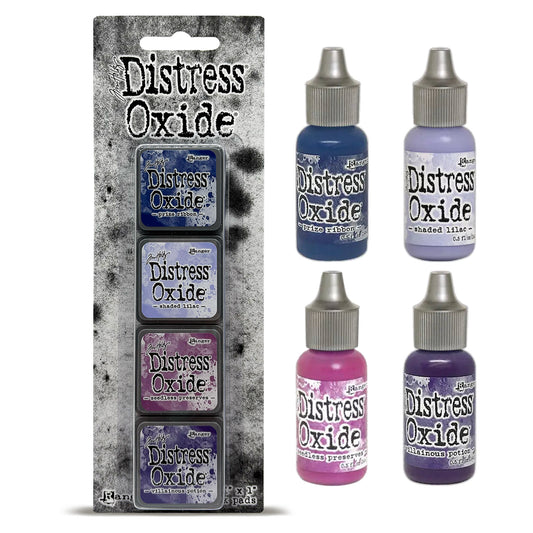 Ranger Tim Holtz Distress® Mini Oxide Ink Pads Kit #5 with Reinkers