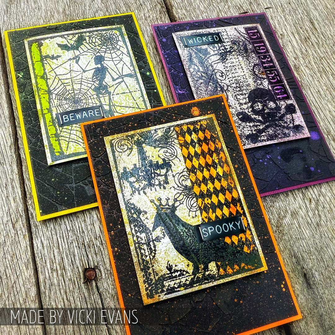 Stampers Anonymous Tim Holtz Cling Stamp - Skull