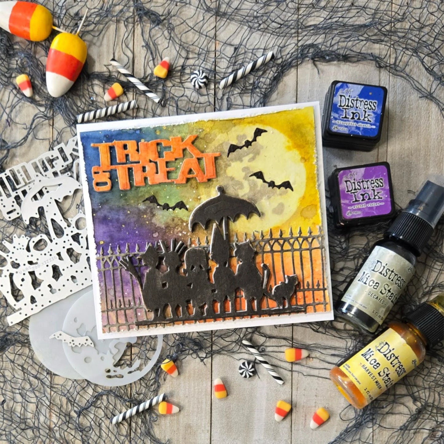 Sizzix Tim Holtz Thinlits & 3-D Embossing Folder Halloween Complete Collection