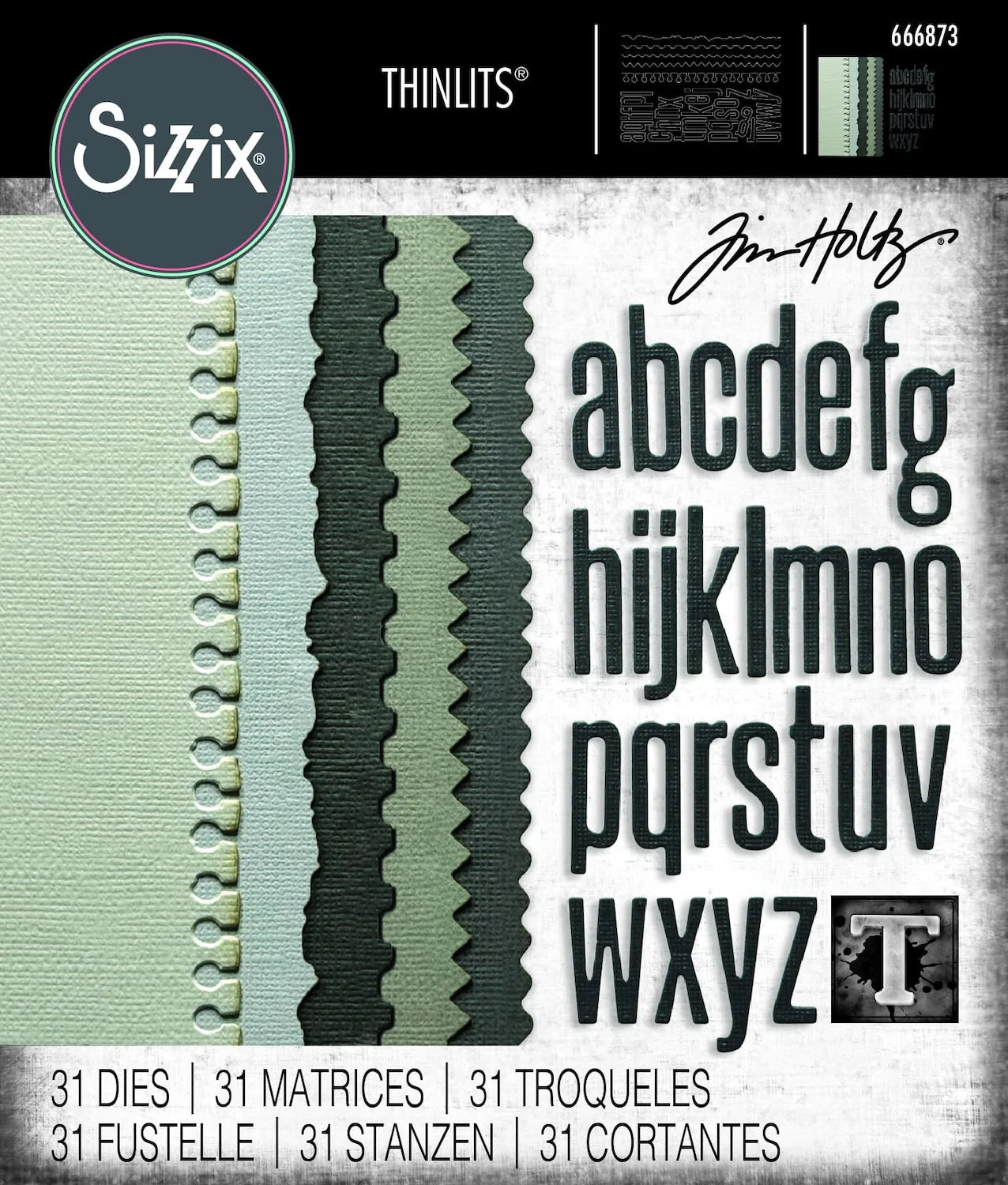 Tim Holtz Thinlits Die Set - Vault Edges