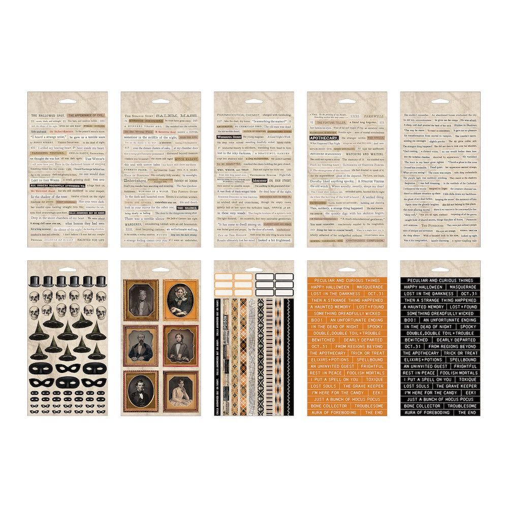 Idea-ology Tim Holtz Sticker Book - Peculiar And Curious Things (484 pcs)