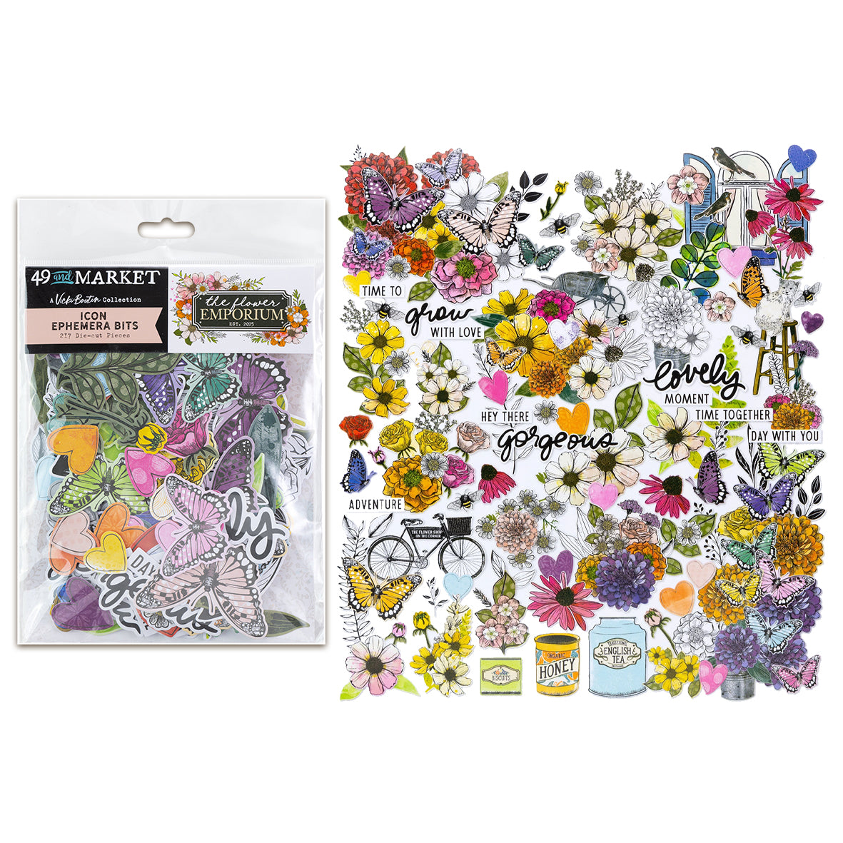 49 and Market The Flower Emporium Icon Die-Cuts