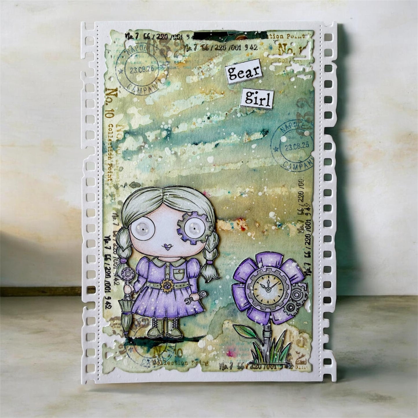 TP-1371 - A7 Stamp Sets - Gear Girl
