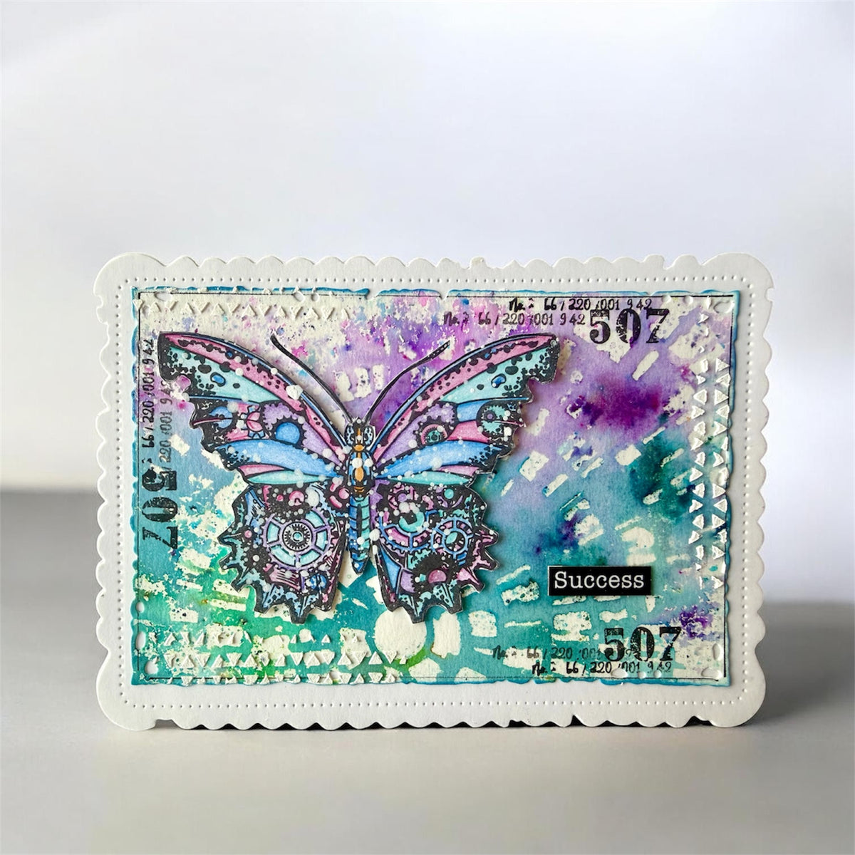 PC-279 - 6x6 (inch) Stencil - Tout En Frises