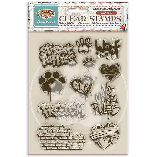 Stamperia Furry Friends 2 Clear Stamps by Antonis Tzanidakis