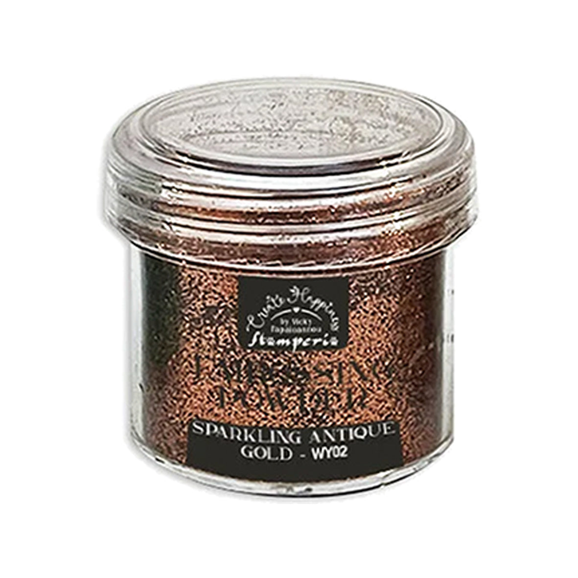 Stamperia Create Happiness Embossing Powder Antique Gold 18g