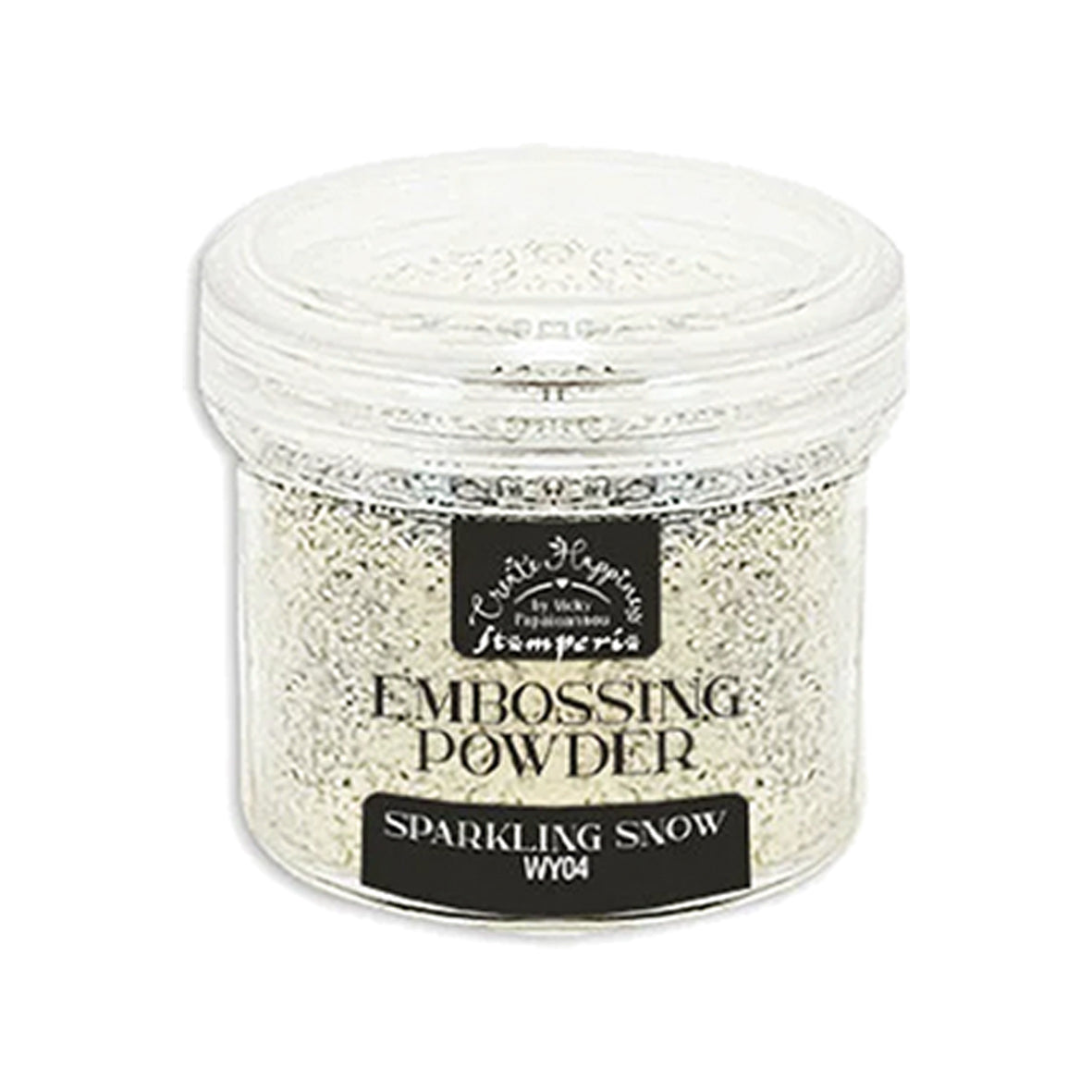 Stamperia Create Happiness Embossing Powder Sparkling Snow 18g