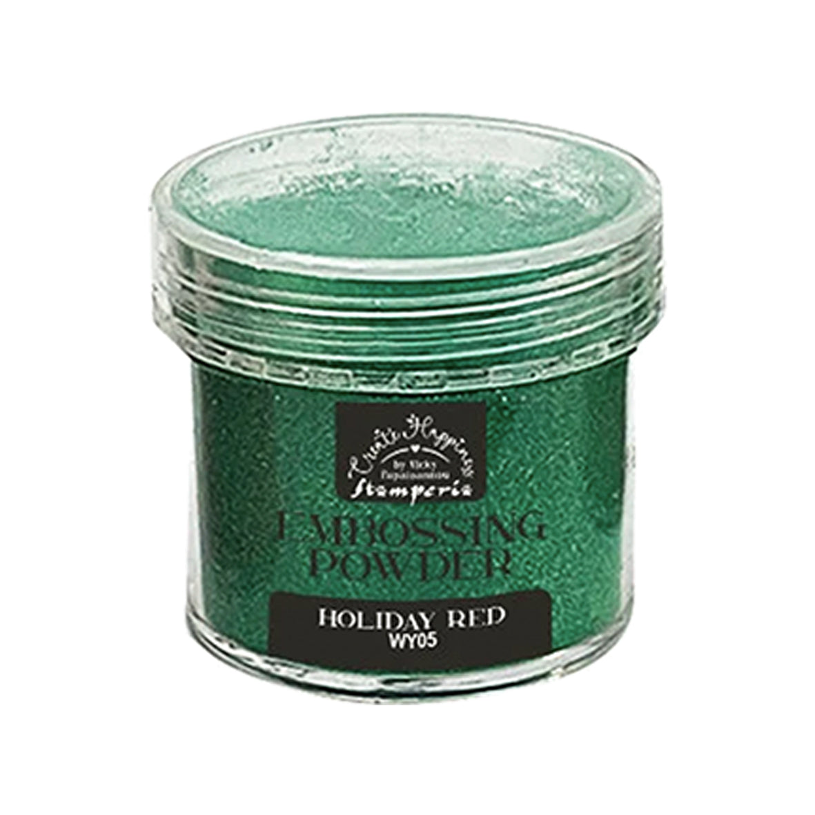 Stamperia Create Happiness Embossing Powder Holiday Green 18g