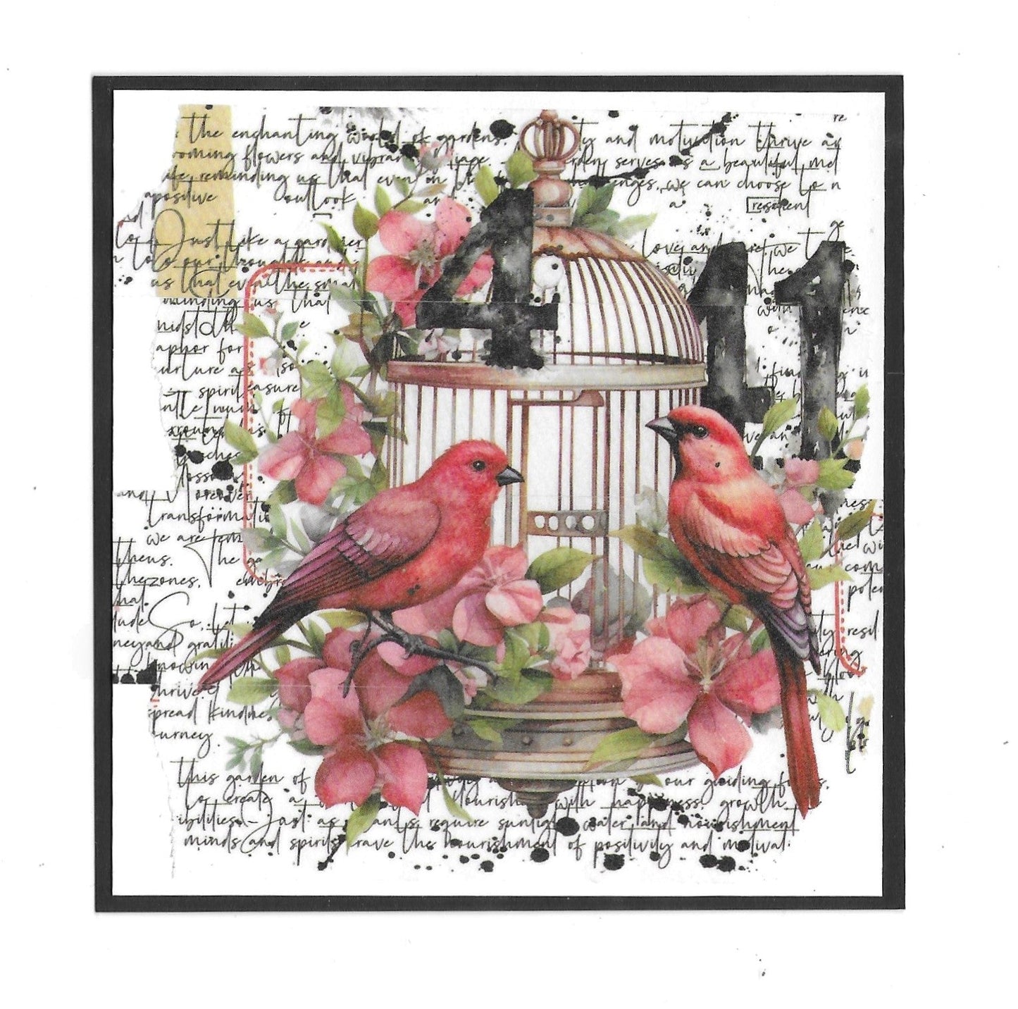 MT-75 - Washi Tape - Free The Birds (Layer-It-Up!)
