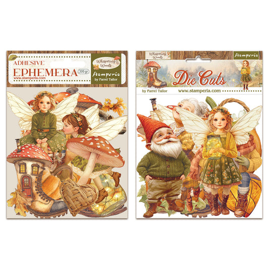Stamperia Whispering Woods Ephemera & Die Cuts Bundle