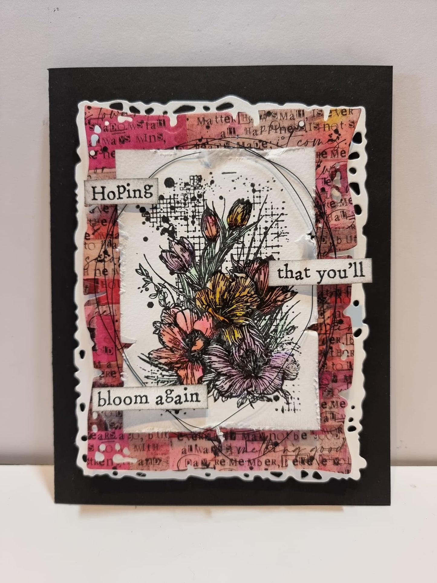 8x A7 Stamp sets - Flowers & Background designs