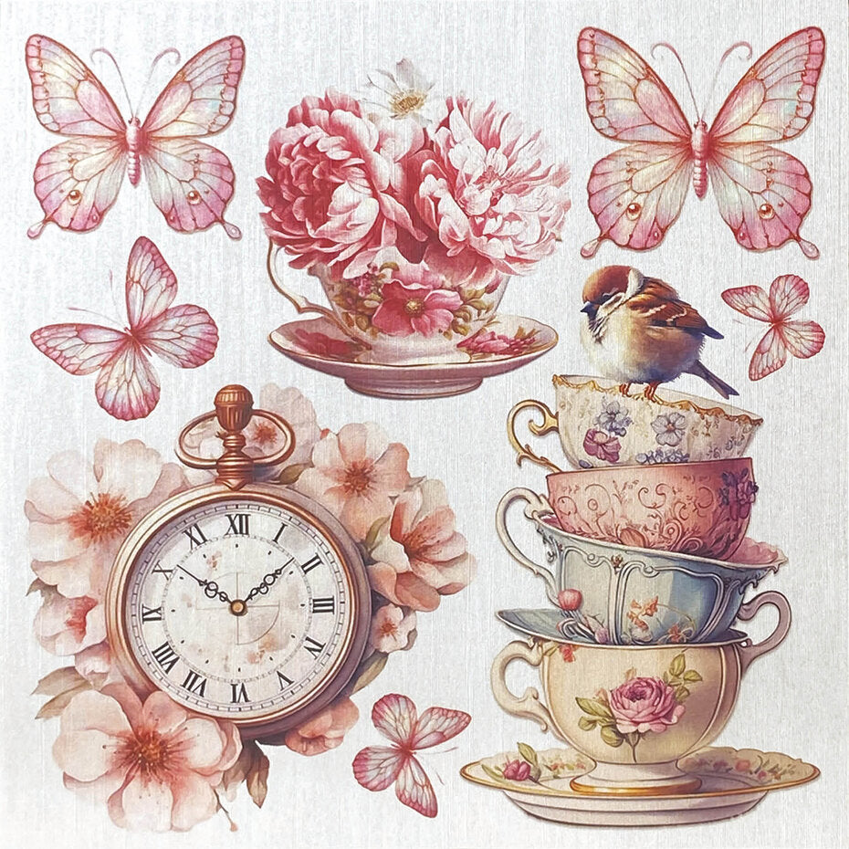 Ciao Bella Timeless Moments 6x6 Inch Deluxe Paper Silver (5pcs)