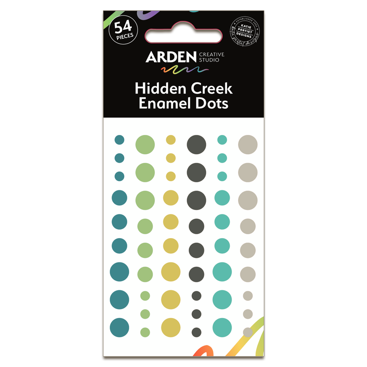 Arden Creative Studio Hidden Creek Enamel Dots (54pcs)