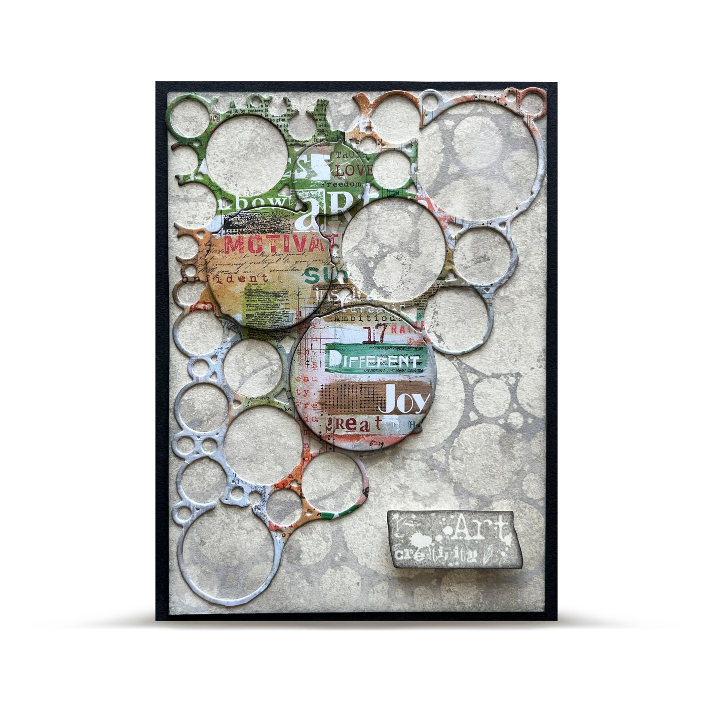 #242 - 4x6 (inch) Stencil - Bubblescape